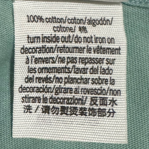 Victoria's Secret Pink Women’s Long Sleeve Teal Top, Small,
100% Cotton. NWOT - Picture 5 of 8